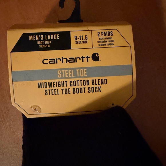 Carhartt Black Midweight Steel Toe Socks - Picture 6 of 6